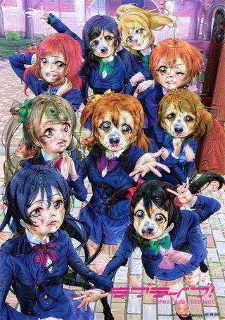 Illustration for article titled Google's Deep Dream Is Turning Anime into Nightmares